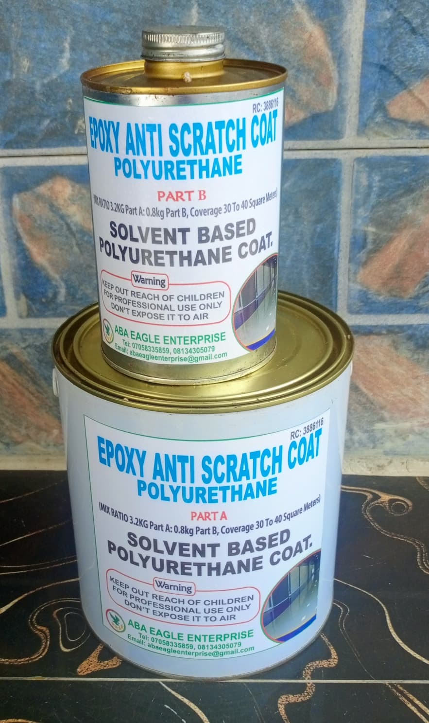 Epoxy Anti Scratch Polyurethane 